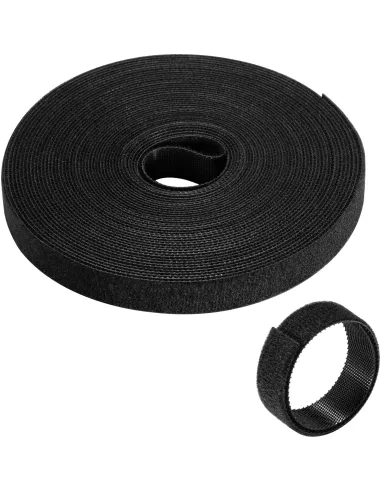 Ewent EW1563 Velcro Nylon 10m x 15mm  Reutilizable Multiusos Negro