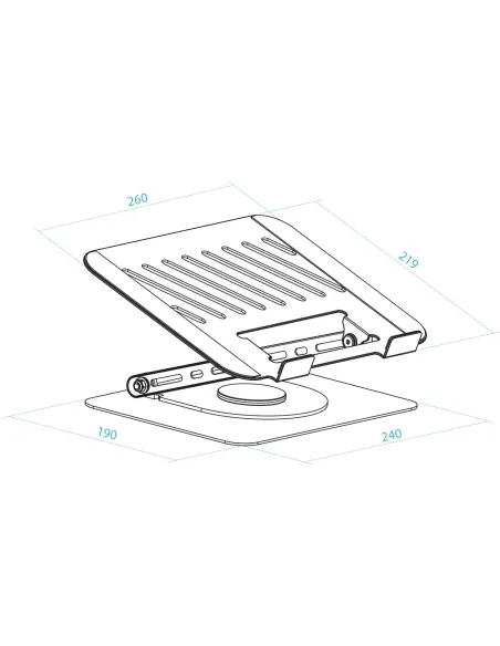 Soporte Elevador TooQ PH-DAFNE-S