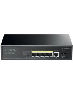 Strong SW5011POE+ Switch 4 PoE Con Enlaces AScendentes 2 Gigabit-1403082
