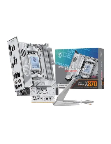 MSI MPG X870I EDGE TI EVO WIFI AMD X870 AM5 DDR5 Mini ITX WiFi 7 PCIe 5.0 USB4
