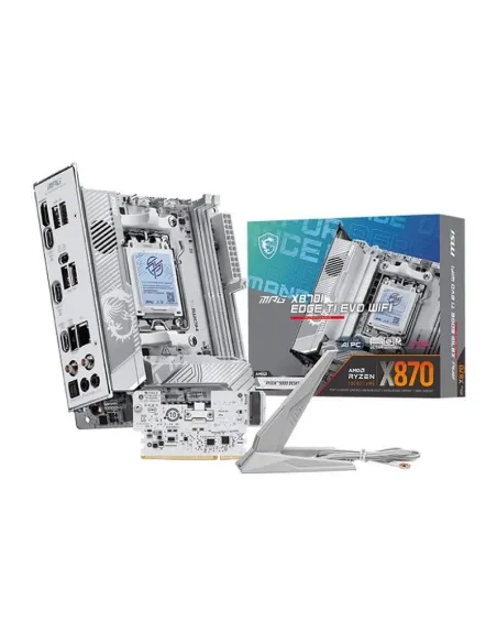 MSI MPG X870I EDGE TI EVO WIFI AMD X870 AM5 DDR5 Mini ITX WiFi 7 PCIe 5.0 USB4