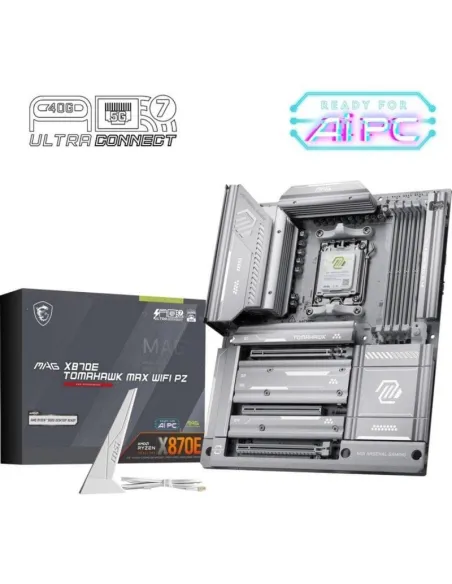 MSI MAG X870E Tomahawk MAX WiFi PZ AMD X870E AM5 DDR5 ATX Wi-Fi 7 USB4 5G LAN