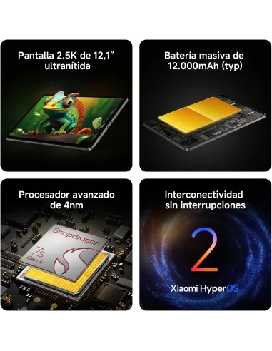 Xiaomi Redmi Pad 2 Pro 12.1" 5G 6GB/128GB Gris Grafito