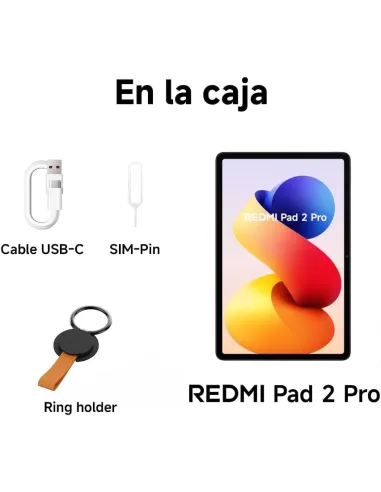 Xiaomi Redmi Pad 2 Pro 12.1" 5G 6GB/128GB Gris Grafito
