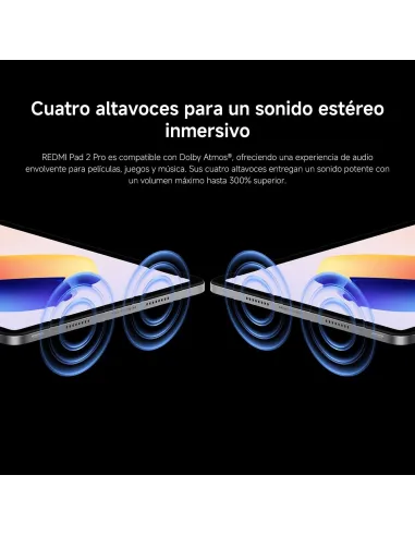 Xiaomi Redmi Pad 2 Pro 12.1" WiFi 8GB/256GB Gris Grafito