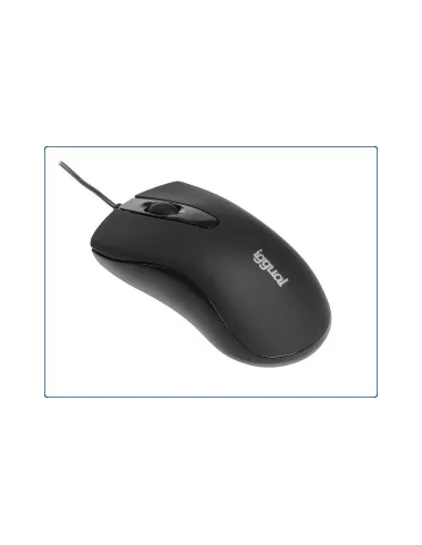 Iggual COM-BUSINESS-1200DPI Ratón Estándar Negro