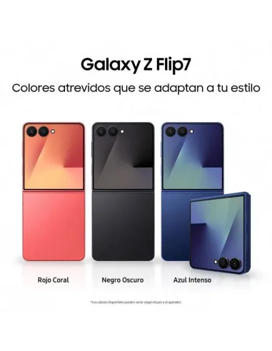 Smartphone Samsung Galaxy Z Flip7 5G 12GB/512GB Negro Oscuro