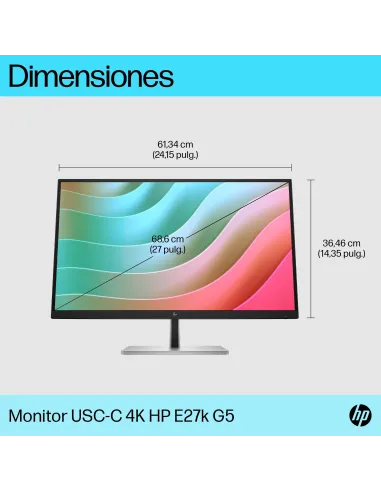 Monitor HP E-Series E27k G5 27" 4K 60Hz