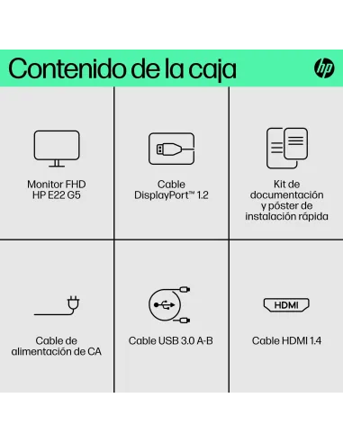 Monitor HP Series E22 G5 21.5"