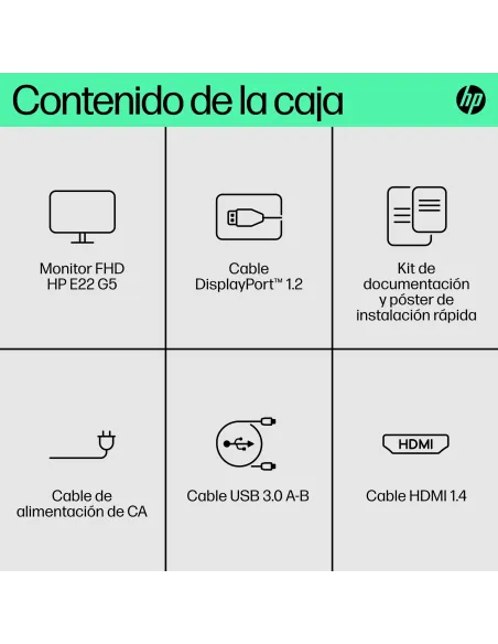 Monitor HP Series E22 G5 21.5"