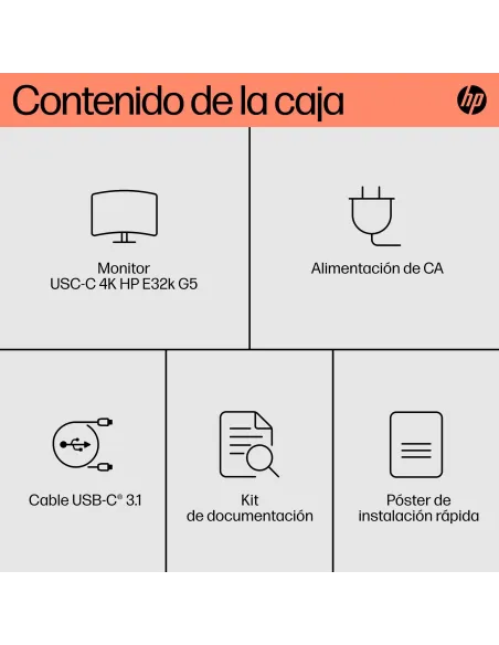 Monitor HP E32k G5 31.5"