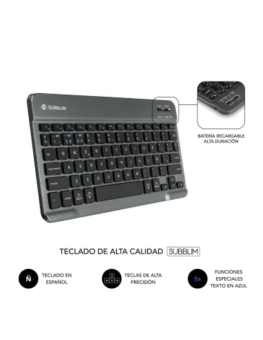 Funda con Teclado SUBBLIM KeyTab Pro BT Lenovo TAB 2025