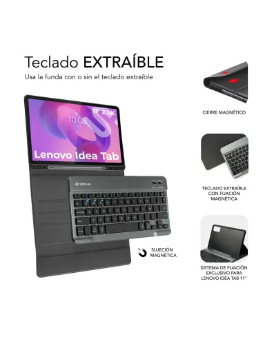 Funda con Teclado SUBBLIM KeyTab Pro BT Lenovo Idea TAB 11"