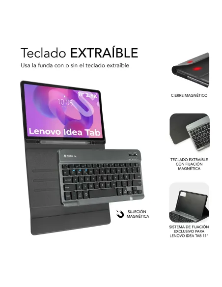 Funda con Teclado SUBBLIM KeyTab Pro BT Lenovo Idea TAB 11"