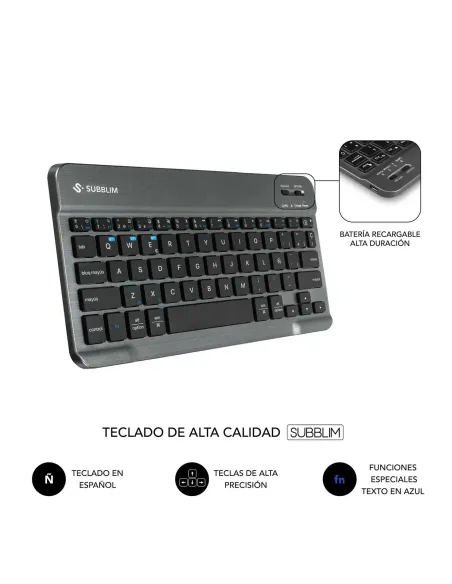 Funda con Teclado SUBBLIM KeyTab Pro BT Lenovo Idea TAB 11"