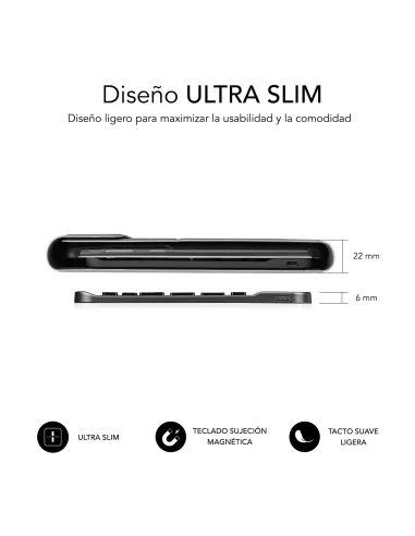 Funda con Teclado SUBBLIM KeyTab Pro BT Lenovo Idea TAB 11"