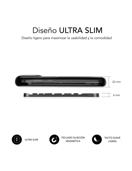 Funda con Teclado SUBBLIM KeyTab Pro BT Lenovo Idea TAB 11"