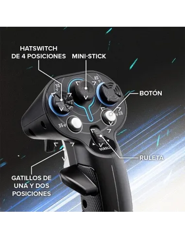 Palanca de vuelo Thrustmaster Sol-R 3 AVA Add-On Grip