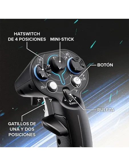 Palanca de vuelo Thrustmaster Sol-R 3 AVA Add-On Grip