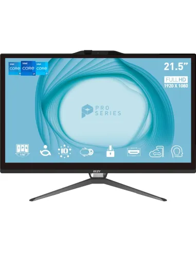 MSI Pro AP222T-435EU Intel Pentium G7400/4GB/128GB/21.5" Táctil W11 Pro Negro