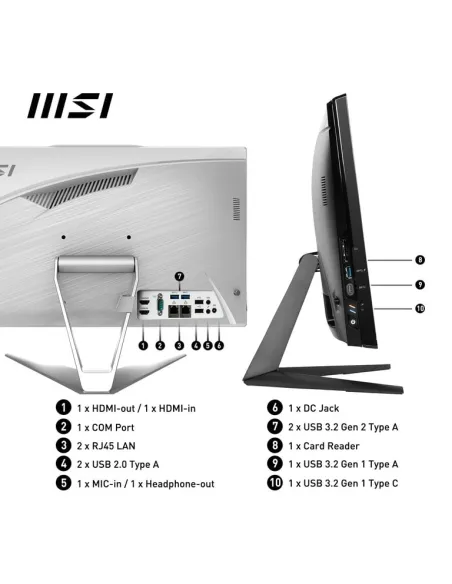 All in One MSI Pro AP222T-435EU