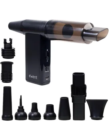 EWENT EW5682 Pistola Aire Comprimido 8 Velocidades 180000 RPM