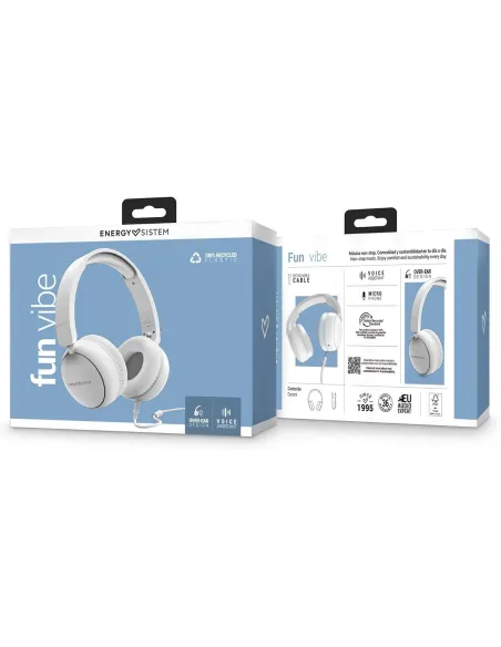 Auriculares Energy Sistem FunVibe blancos