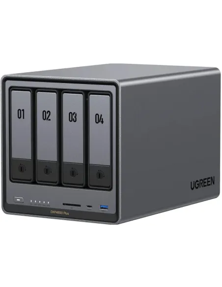 Ugreen NASync DXP4800 Plus Intel Pentium Gold 8505/8GB DDR5 112TB SATA NVMe Ethernet Escritorio