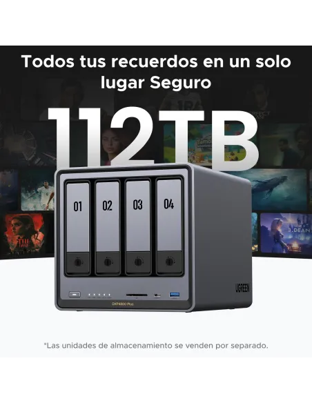 Servidor NAS Ugreen NASync DXP4800 Plus