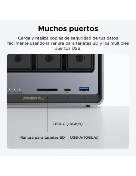 Servidor NAS Ugreen NASync DXP4800 Plus
