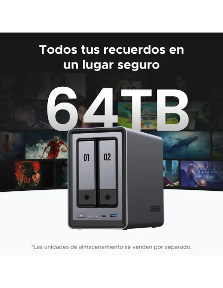 Servidor NAS Ugreen NASync DXP2800 2 bahías
