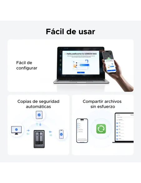 Servidor NAS Ugreen NASync DXP2800 2 bahías