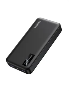 Ugreen 25683 Power Bank 20000 mAh Negro con Pantalla LED Compatible con iPhone 17 Pro, Galaxy S25 Ultra, Pixel 10-1403560