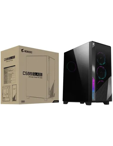 Torre PC Gigabyte AORUS C500 Glass Negro