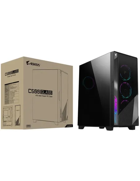 Torre PC Gigabyte AORUS C500 Glass Negro