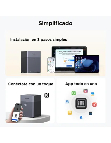 NAS UGREEN NASync DH4300 Plus para 4 bahías
