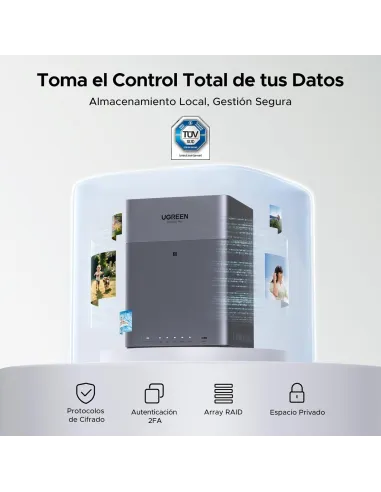NAS UGREEN NASync DH4300 Plus para 4 bahías