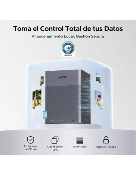 NAS UGREEN NASync DH4300 Plus para 4 bahías