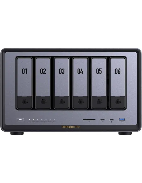 Ugreen NASync DXP6800 Pro Intel Core i5-1235U/8GB DDR5/128GB SSD 6 Bahías y 2 Ranuras 10 GbE