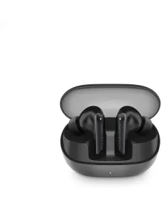 Energy Sistem Serenity ANC Ultra Negros Auriculares Bluetooth con Cancelación de Ruido Híbrida ANC ,Carga Inalámbrica Qi e IPX4-MAUAMI1336