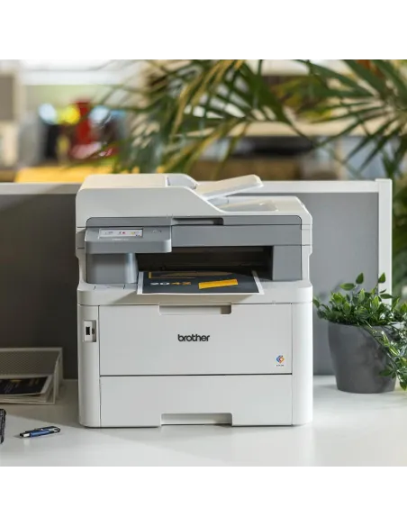 Brother MFCL8390CDW Impresora Láser Multifunción LED WiFi Blanca