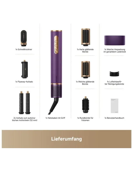 Kit de peluquería Dreame AirStyle Pro Purple