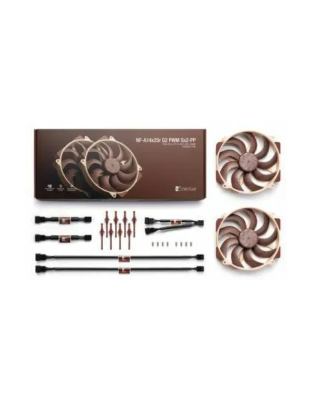 Pack de 2 Ventiladores PWM Noctua NF-A14X25R G2 PWM SX2-PP