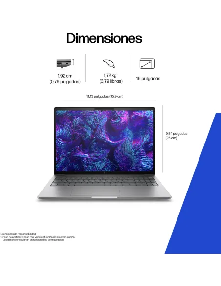 Portátil HP ZBook 8 G1i A3ZQ4ET
