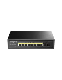 Strong SW8010POE+ con 8x Puertos Gigabit POE y 2x Puertos de Enlace Ascendente Gigabit-1403083