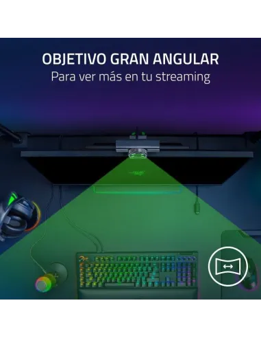 Webcam Razer Kiyo V2 X Negra