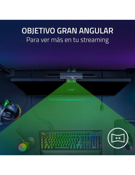 Webcam Razer Kiyo V2 X Negra