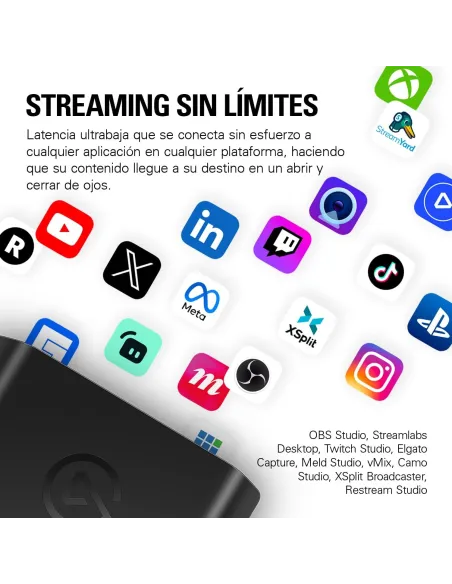 Capturadora en 4K 144Hz Elgato 4K X