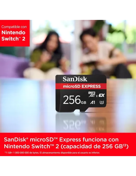Memorias flash: SanDisk microSD Express 256 GB