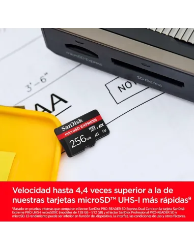 Memorias flash: SanDisk microSD Express 256 GB